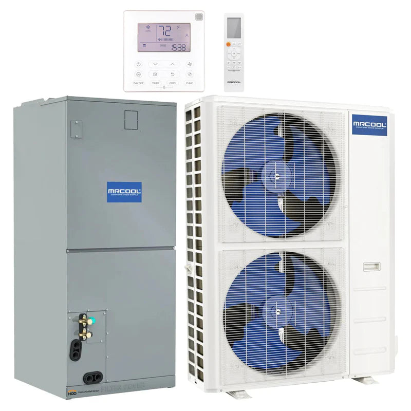 MRCOOL Central Ducted Hyper Heat  Air Handler and Heat Pump Condenser